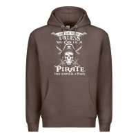Coffee pirate gift always be yourself unless you can be a pirate Premium Hoodie - linhVisuals