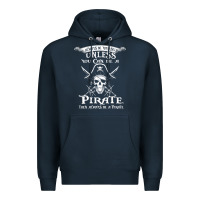 Navy pirate gift always be yourself unless you can be a pirate Premium Hoodie - linhVisuals