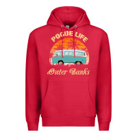 Cardinal pogue life outer banks retro vintage sunny Premium Hoodie - linhVisuals