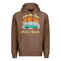 Chestnut pogue life outer banks retro vintage sunny Premium Hoodie - linhVisuals
