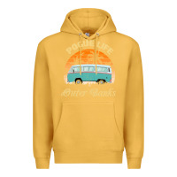 Mustard pogue life outer banks retro vintage sunny Premium Hoodie - linhVisuals