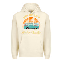 Sandshell pogue life outer banks retro vintage sunny Premium Hoodie - linhVisuals