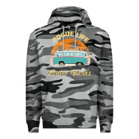 Slate Camo pogue life outer banks retro vintage sunny Premium Hoodie - linhVisuals