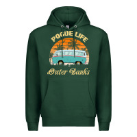 Sports Green pogue life outer banks retro vintage sunny Premium Hoodie - linhVisuals