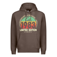 Coffee est. 1983 vintage 1983 limited edition 39th birthday retro pullover ho Premium Hoodie - linhVisuals