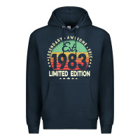 Navy est. 1983 vintage 1983 limited edition 39th birthday retro pullover ho Premium Hoodie - linhVisuals
