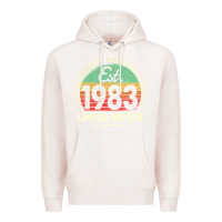 Pale Pink est. 1983 vintage 1983 limited edition 39th birthday retro pullover ho Premium Hoodie - linhVisuals