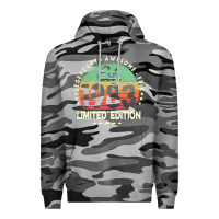 Slate Camo est. 1983 vintage 1983 limited edition 39th birthday retro pullover ho Premium Hoodie - linhVisuals