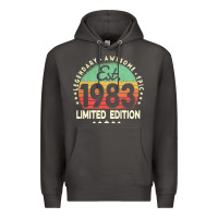 Smoke est. 1983 vintage 1983 limited edition 39th birthday retro pullover ho Premium Hoodie - linhVisuals