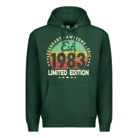 Sports Green est. 1983 vintage 1983 limited edition 39th birthday retro pullover ho Premium Hoodie - linhVisuals