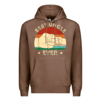 Chestnut vintage best uncle ever fist bump funny uncle fathers day Premium Hoodie - linhVisuals