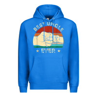 True Royal vintage best uncle ever fist bump funny uncle fathers day Premium Hoodie - linhVisuals