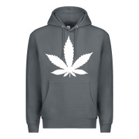 Rock weed leaf in a pocket marijuana cannabis Premium Hoodie - linhVisuals