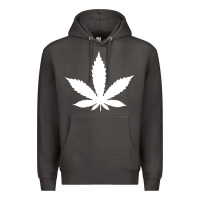 Smoke weed leaf in a pocket marijuana cannabis Premium Hoodie - linhVisuals