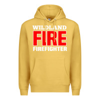 Antique Gold wildland fire rescue department firefighters firemen uniform Premium Hoodie - linhVisuals
