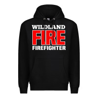 Black wildland fire rescue department firefighters firemen uniform Premium Hoodie - linhVisuals