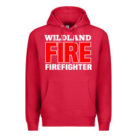 Cardinal wildland fire rescue department firefighters firemen uniform Premium Hoodie - linhVisuals
