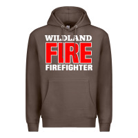 Coffee wildland fire rescue department firefighters firemen uniform Premium Hoodie - linhVisuals