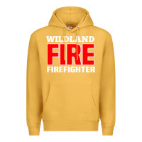 Mustard wildland fire rescue department firefighters firemen uniform Premium Hoodie - linhVisuals