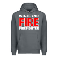 Rock wildland fire rescue department firefighters firemen uniform Premium Hoodie - linhVisuals