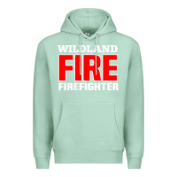 Seafoam wildland fire rescue department firefighters firemen uniform Premium Hoodie - linhVisuals