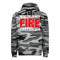 Slate Camo wildland fire rescue department firefighters firemen uniform Premium Hoodie - linhVisuals