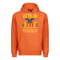 Carrot proud vietnam veteran son gifts raised by my hero veteran day Premium Hoodie - linhVisuals