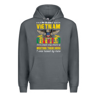 Rock proud vietnam veteran son gifts raised by my hero veteran day Premium Hoodie - linhVisuals
