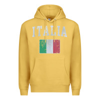 Antique Gold vintage italia italian flag italy italiano Premium Hoodie - linhVisuals