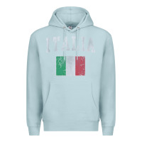 Blue Mist vintage italia italian flag italy italiano Premium Hoodie - linhVisuals