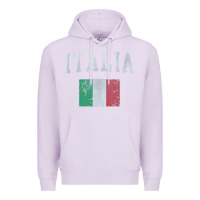 Lilac vintage italia italian flag italy italiano Premium Hoodie - linhVisuals