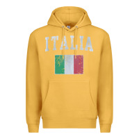 Mustard vintage italia italian flag italy italiano Premium Hoodie - linhVisuals