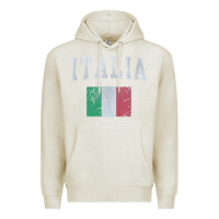 Oatmeal Heather vintage italia italian flag italy italiano Premium Hoodie - linhVisuals