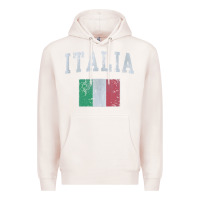 Pale Pink vintage italia italian flag italy italiano Premium Hoodie - linhVisuals