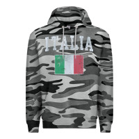 Slate Camo vintage italia italian flag italy italiano Premium Hoodie - linhVisuals