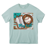 Arona Baseball Play Ball With Leopard Mousepad Heavy Core Tee - BundleAndBundleShop