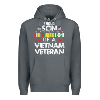 Rock proud son of a vietnam veteran father's day Premium Hoodie - linhVisuals