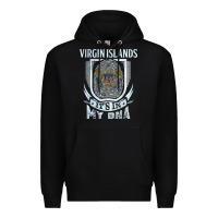 Black virgin islands virgin islander Premium Hoodie - linhVisuals