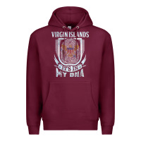 Burgundy virgin islands virgin islander Premium Hoodie - linhVisuals