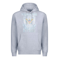 Heather Grey virgin islands virgin islander Premium Hoodie - linhVisuals