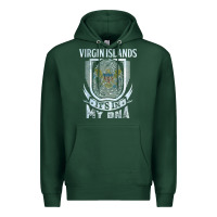 Sports Green virgin islands virgin islander Premium Hoodie - linhVisuals