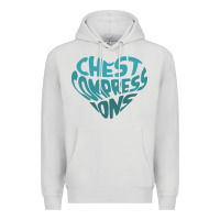 Dove Grey doctor mike merch chest compressions Premium Hoodie - linhVisuals