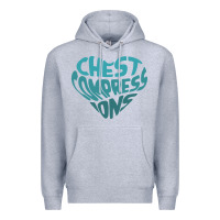 Heather Grey doctor mike merch chest compressions Premium Hoodie - linhVisuals
