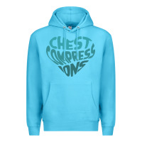 Ocean Blue doctor mike merch chest compressions Premium Hoodie - linhVisuals