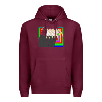 Burgundy sweet bro and hella jeff car 43724221 Premium Hoodie - linhVisuals
