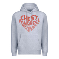 Heather Grey doctor mike merch chest compressions Premium Hoodie - linhVisuals