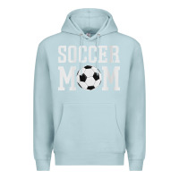 Blue Mist womens soccer mama soccer mom Premium Hoodie - linhVisuals
