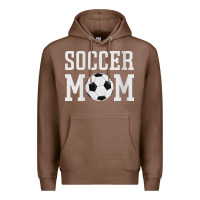 Chestnut womens soccer mama soccer mom Premium Hoodie - linhVisuals