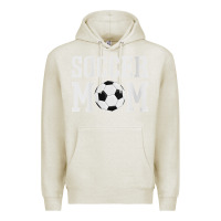 Oatmeal Heather womens soccer mama soccer mom Premium Hoodie - linhVisuals