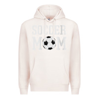 Pale Pink womens soccer mama soccer mom Premium Hoodie - linhVisuals